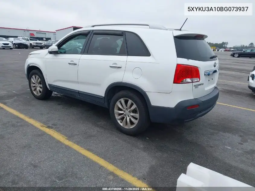 5XYKU3A10BG073937 2011 Kia Sorento Ex