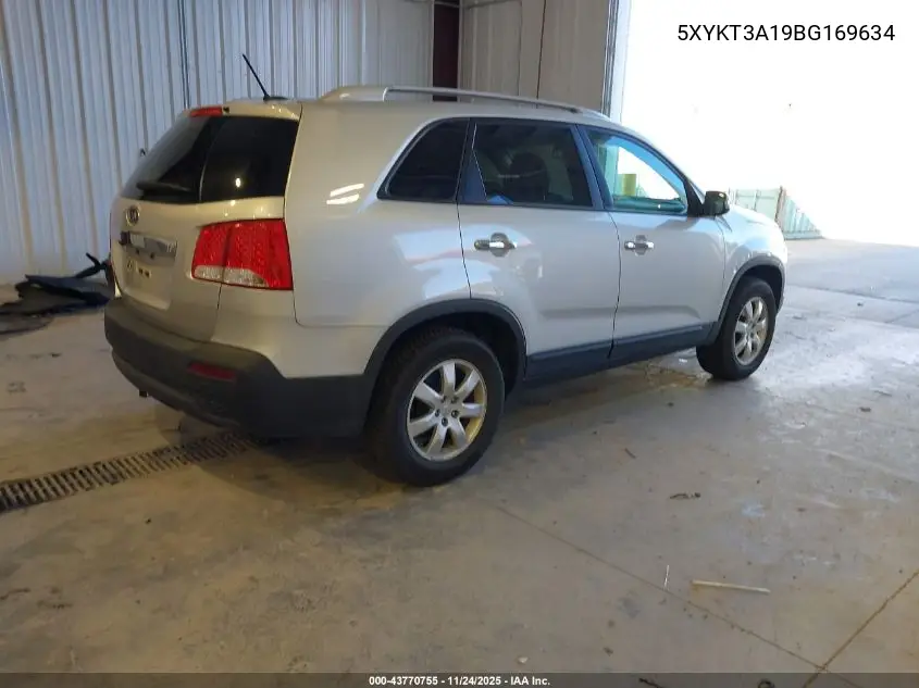 5XYKT3A19BG169634 2011 Kia Sorento Lx