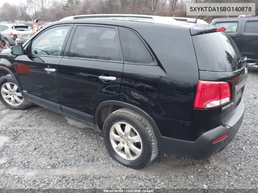 5XYKTDA15BG140878 2011 Kia Sorento Lx