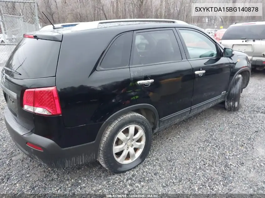 5XYKTDA15BG140878 2011 Kia Sorento Lx