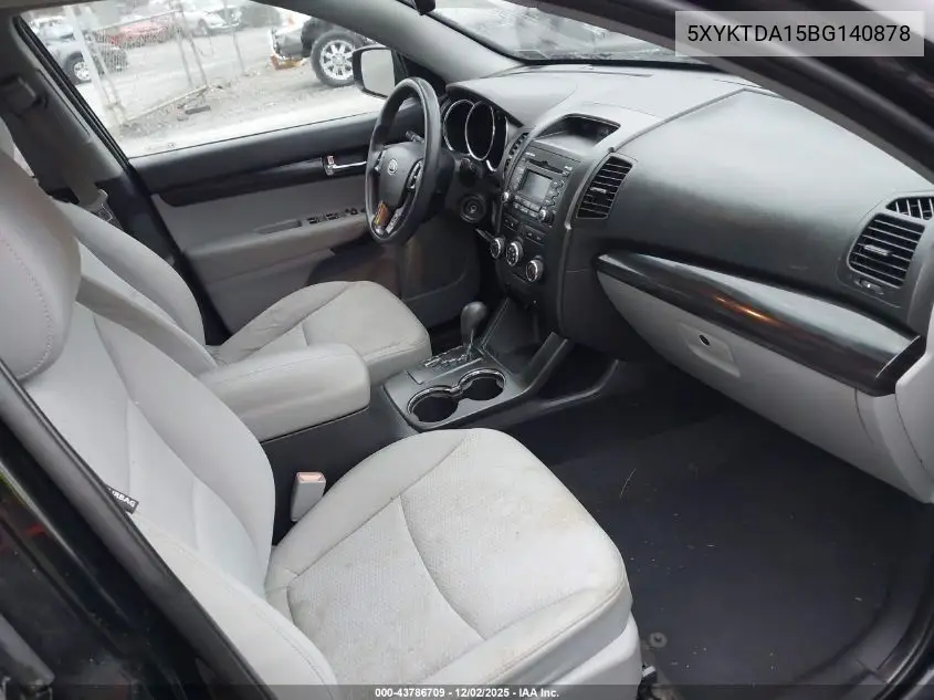 5XYKTDA15BG140878 2011 Kia Sorento Lx