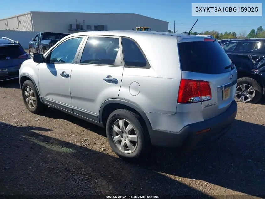 5XYKT3A10BG159025 2011 Kia Sorento
