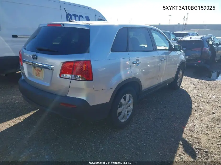 5XYKT3A10BG159025 2011 Kia Sorento