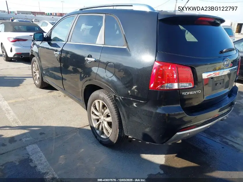 5XYKWDA23BG122797 2011 Kia Sorento Sx V6