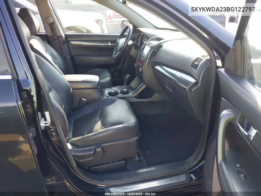 5XYKWDA23BG122797 2011 Kia Sorento Sx V6