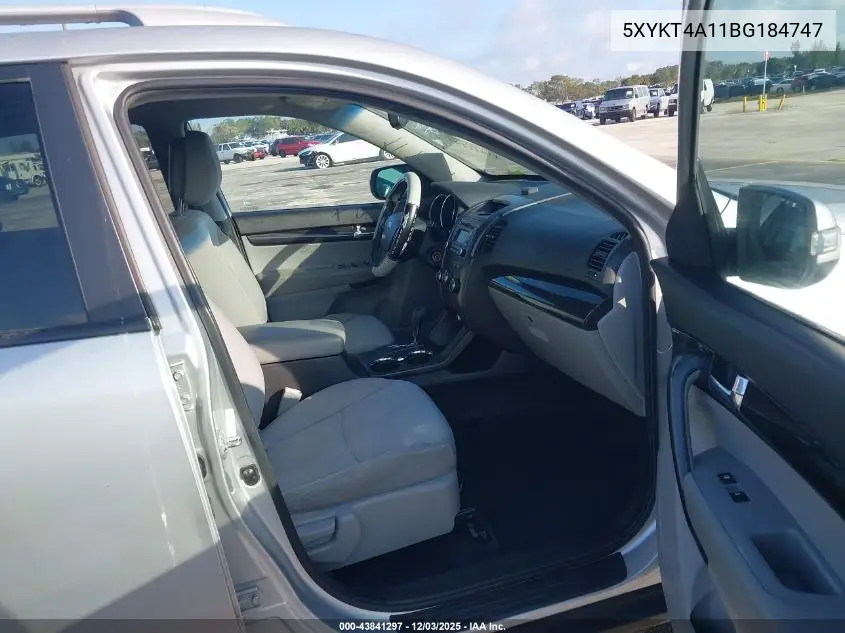 5XYKT4A11BG184747 2011 Kia Sorento Lx