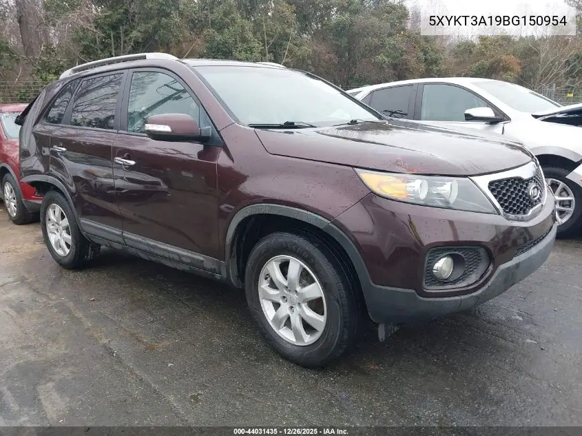 5XYKT3A19BG150954 2011 Kia Sorento Lx