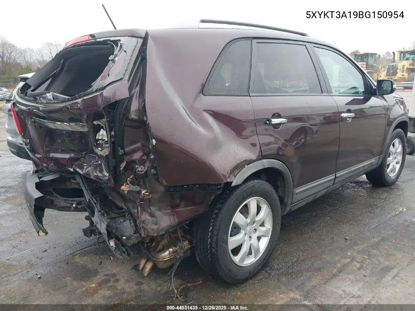 5XYKT3A19BG150954 2011 Kia Sorento Lx