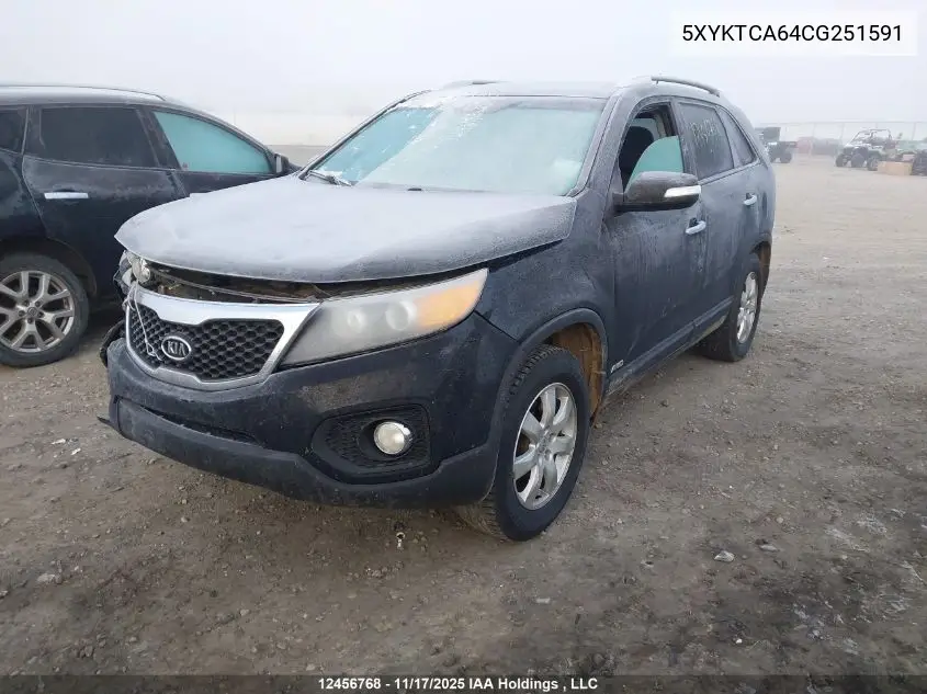 5XYKTCA64CG251591 2012 Kia Sorento Lx