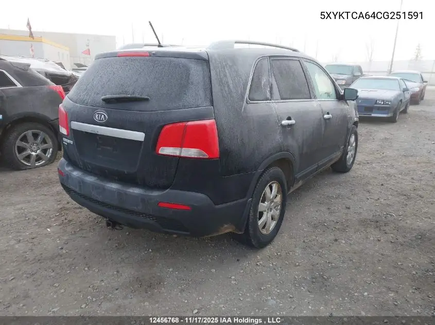 5XYKTCA64CG251591 2012 Kia Sorento Lx