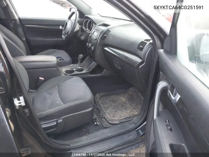5XYKTCA64CG251591 2012 Kia Sorento Lx