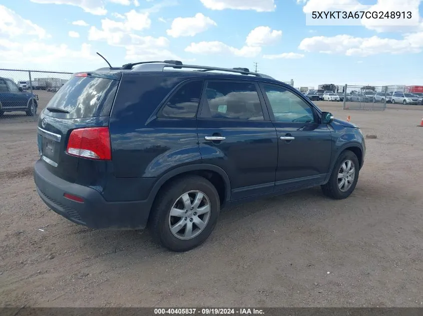 5XYKT3A67CG248913 2012 Kia Sorento Lx