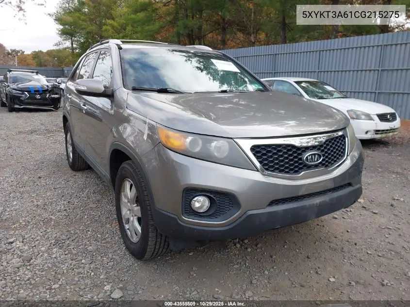 5XYKT3A61CG215275 2012 Kia Sorento Lx