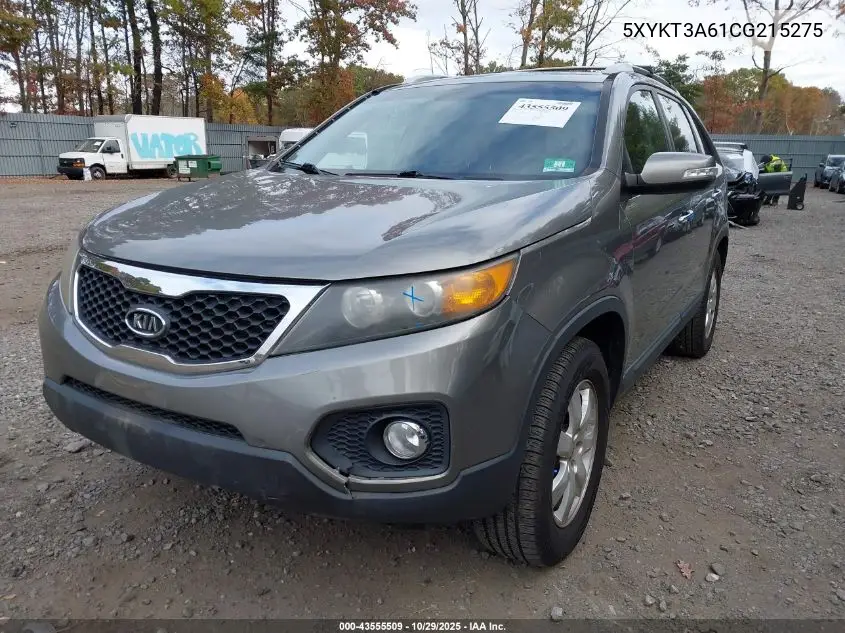 5XYKT3A61CG215275 2012 Kia Sorento Lx