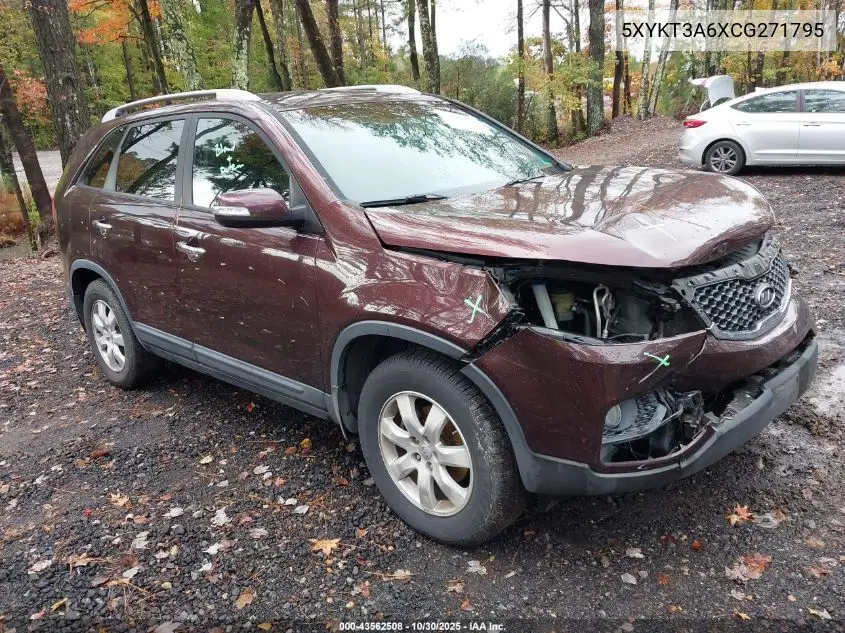 5XYKT3A6XCG271795 2012 Kia Sorento Lx