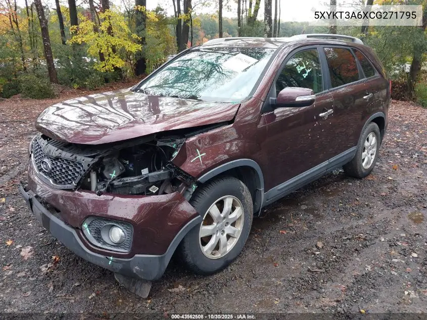 5XYKT3A6XCG271795 2012 Kia Sorento Lx