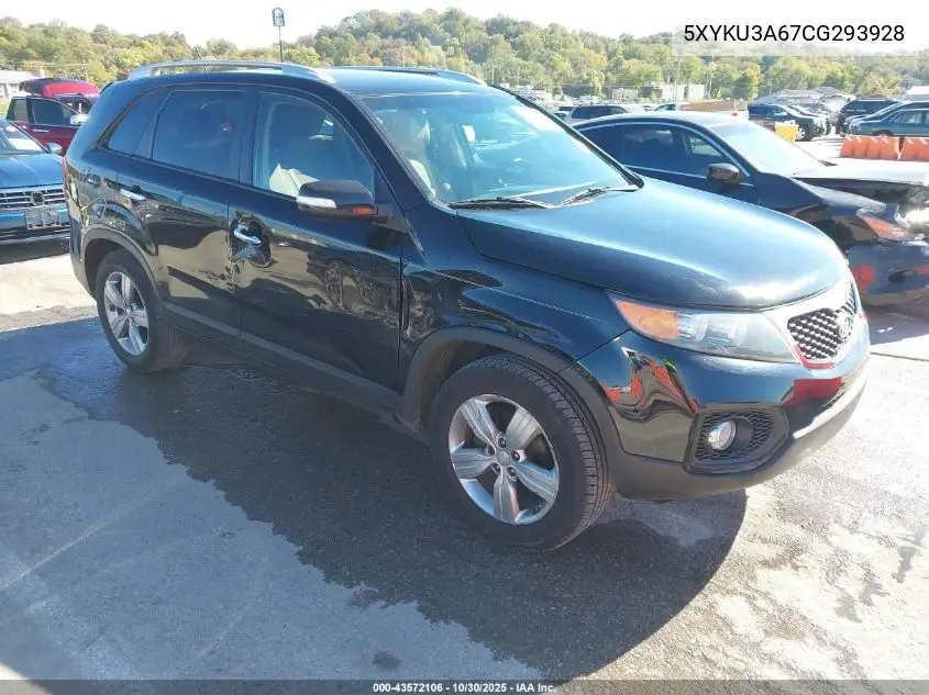 5XYKU3A67CG293928 2012 Kia Sorento Ex