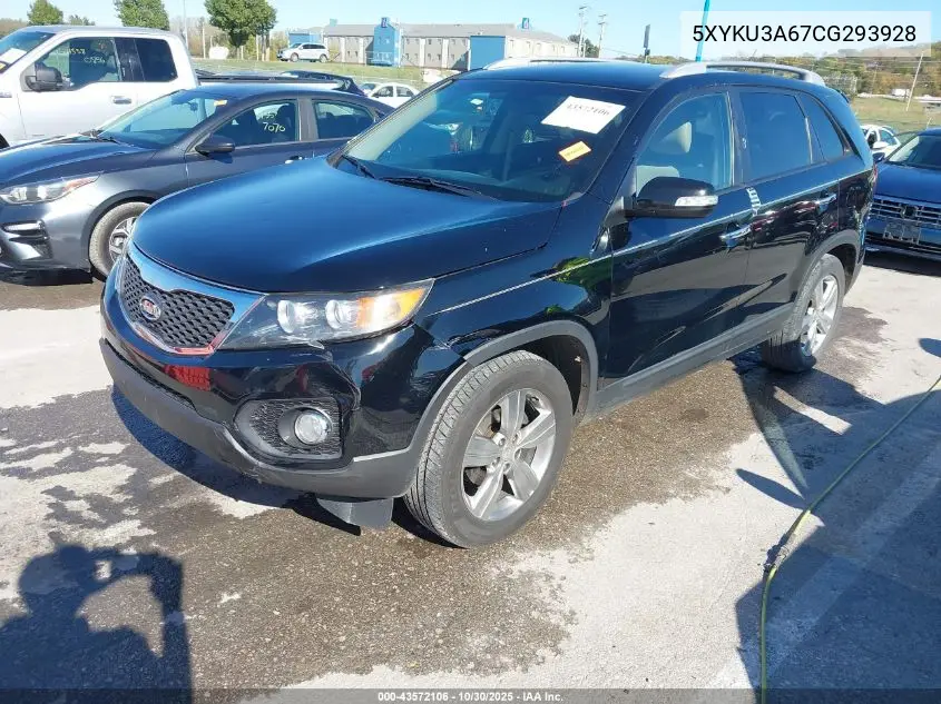 5XYKU3A67CG293928 2012 Kia Sorento Ex