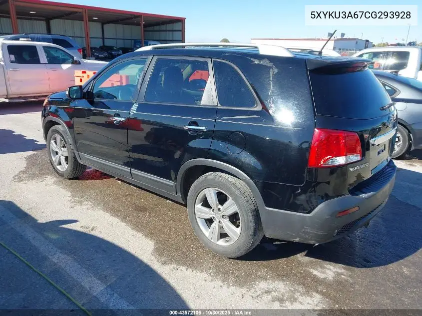 5XYKU3A67CG293928 2012 Kia Sorento Ex