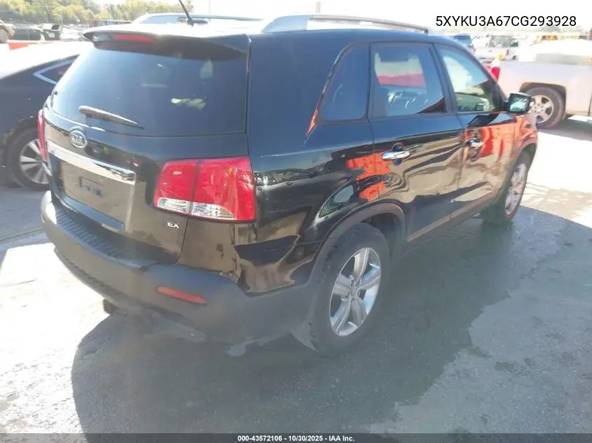 5XYKU3A67CG293928 2012 Kia Sorento Ex