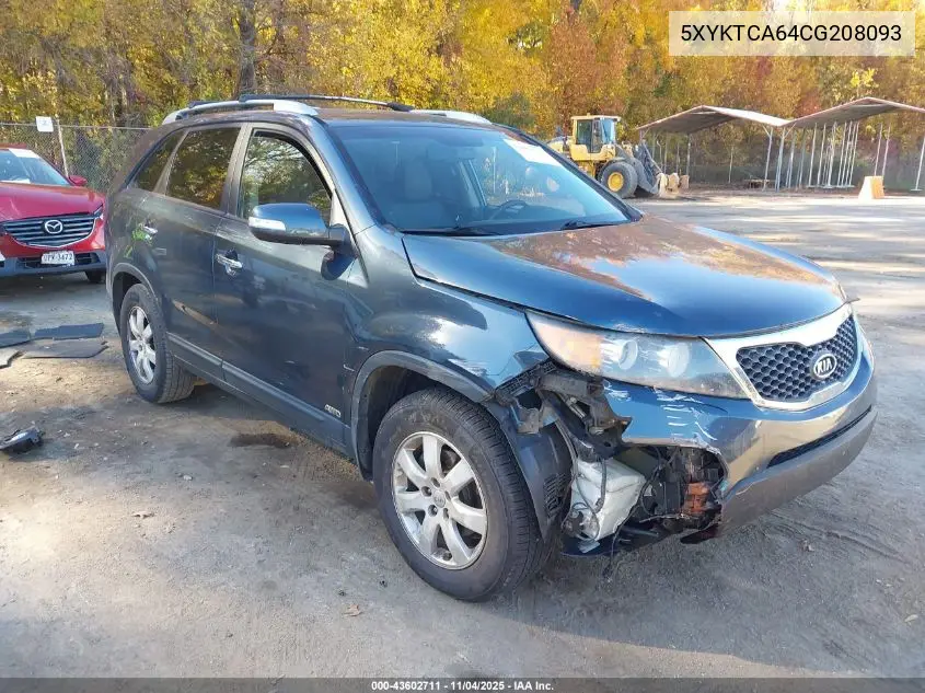 5XYKTCA64CG208093 2012 Kia Sorento Lx
