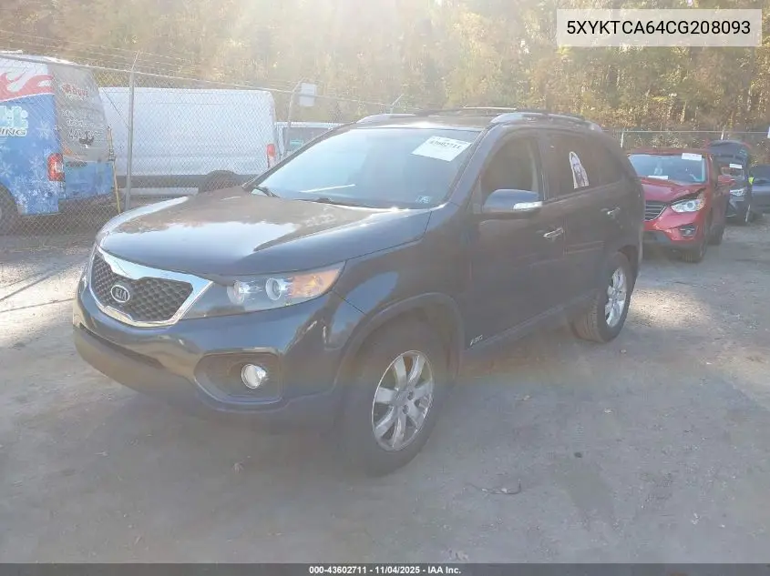 5XYKTCA64CG208093 2012 Kia Sorento Lx