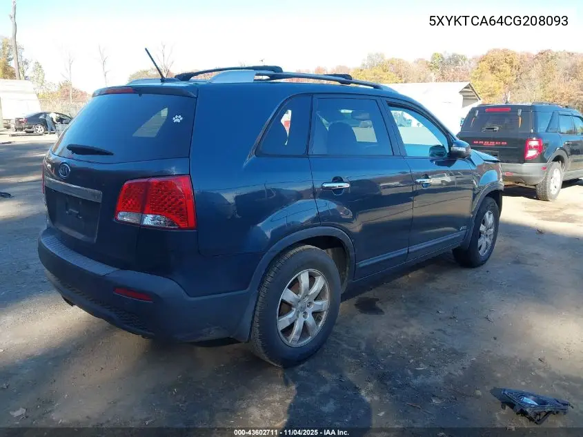 5XYKTCA64CG208093 2012 Kia Sorento Lx