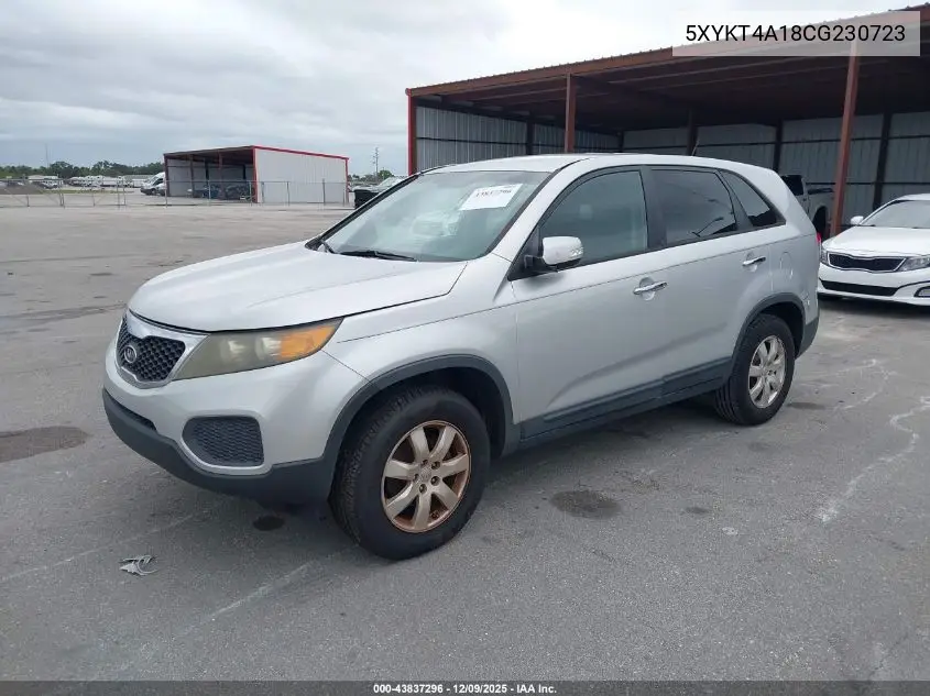 5XYKT4A18CG230723 2012 Kia Sorento Lx