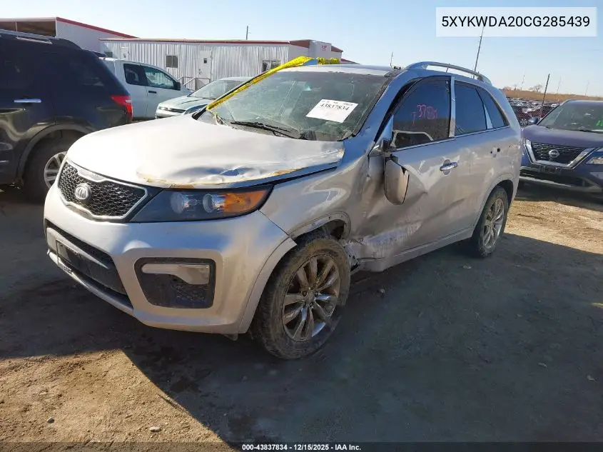 5XYKWDA20CG285439 2012 Kia Sorento Sx V6