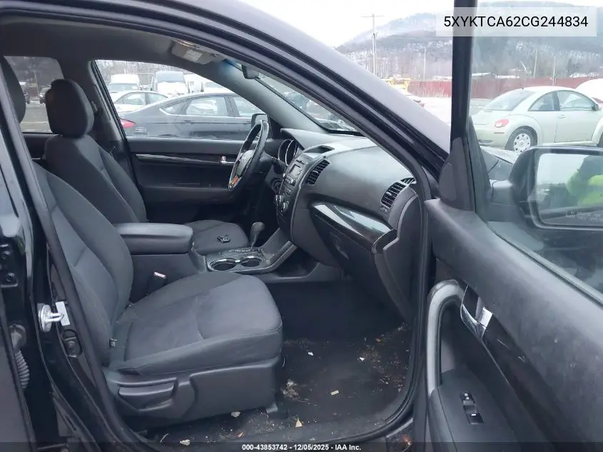 5XYKTCA62CG244834 2012 Kia Sorento Lx