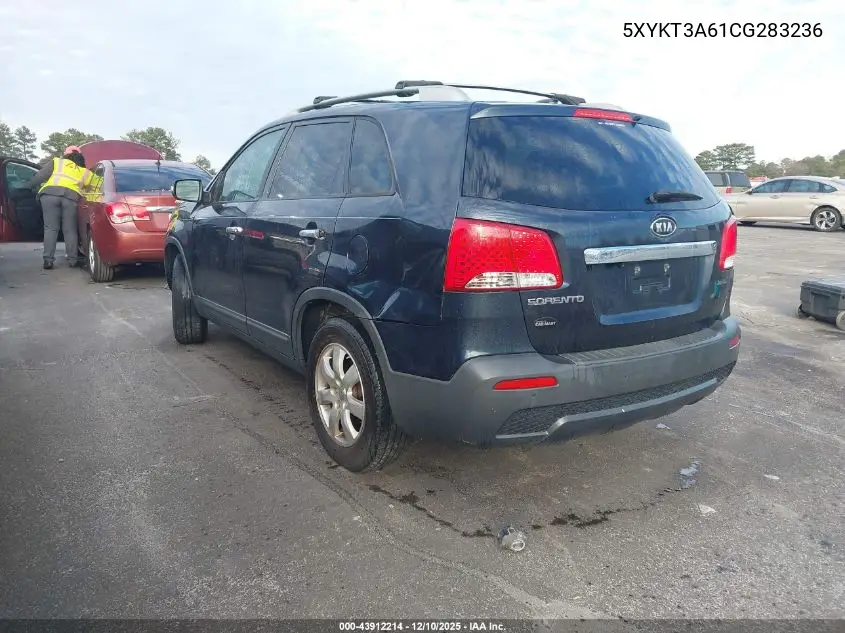 5XYKT3A61CG283236 2012 Kia Sorento Lx