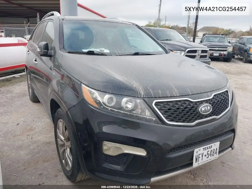 5XYKW4A21CG254457 2012 Kia Sorento Sx V6