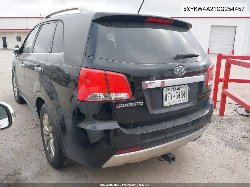 5XYKW4A21CG254457 2012 Kia Sorento Sx V6