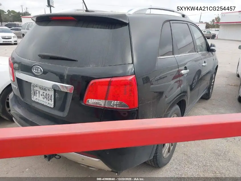 5XYKW4A21CG254457 2012 Kia Sorento Sx V6