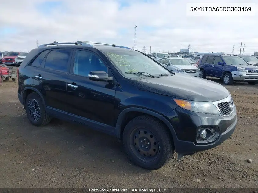 5XYKT3A66DG363469 2013 Kia Sorento Lx