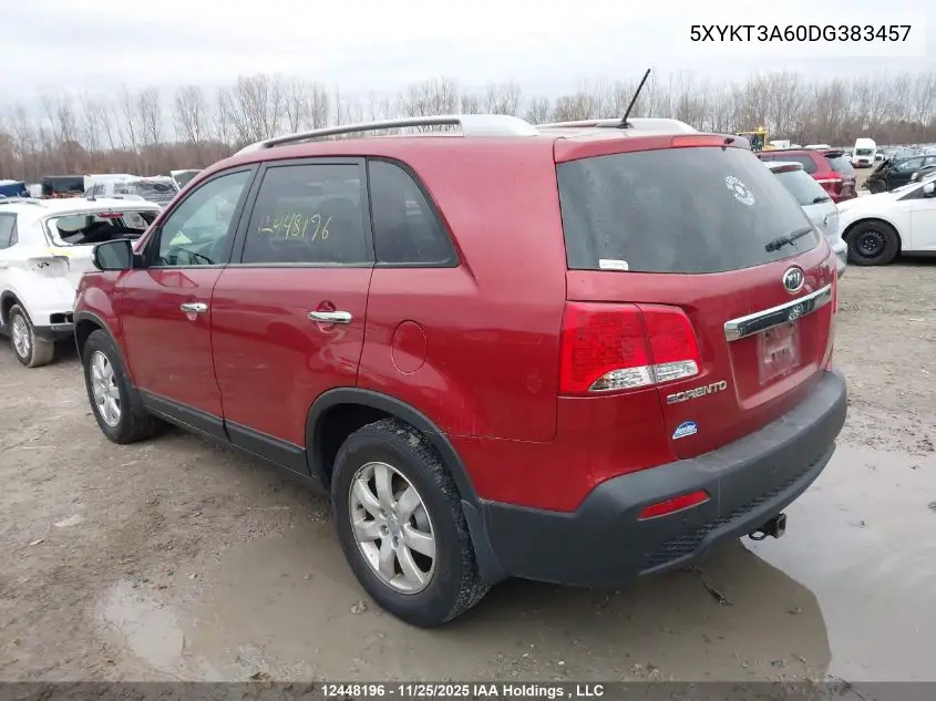 5XYKT3A60DG383457 2013 Kia Sorento Lx