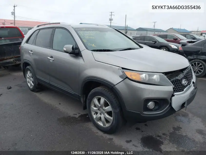 5XYKT3A66DG355436 2013 Kia Sorento Lx