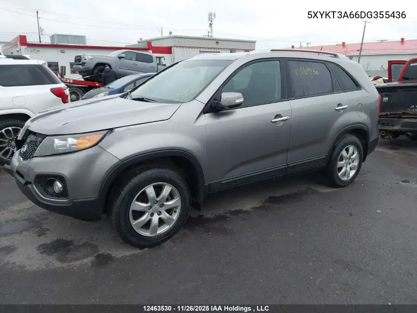 5XYKT3A66DG355436 2013 Kia Sorento Lx