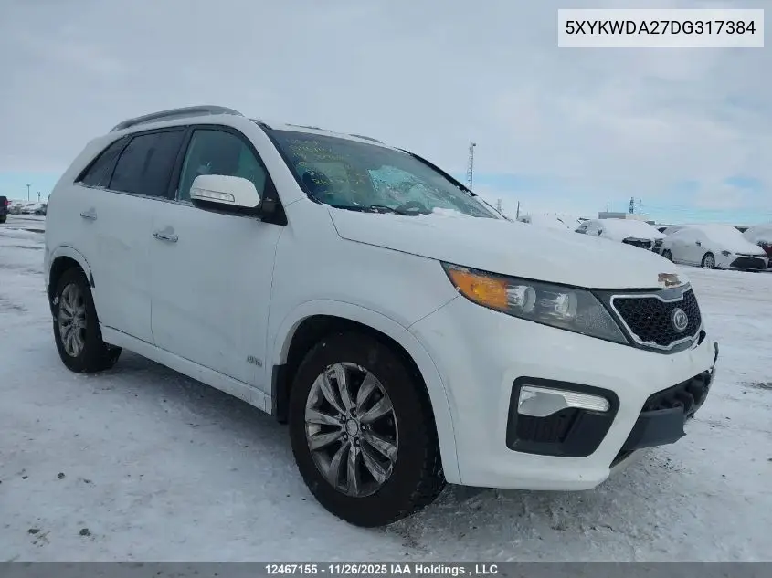 5XYKWDA27DG317384 2013 Kia Sorento