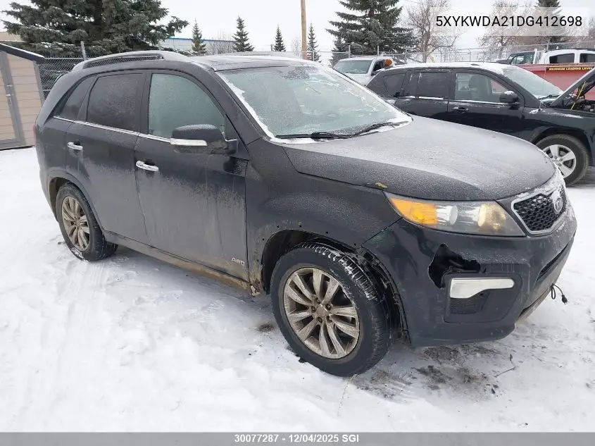 5XYKWDA21DG412698 2013 Kia Sorento Sx
