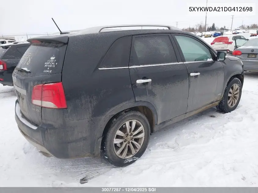5XYKWDA21DG412698 2013 Kia Sorento Sx
