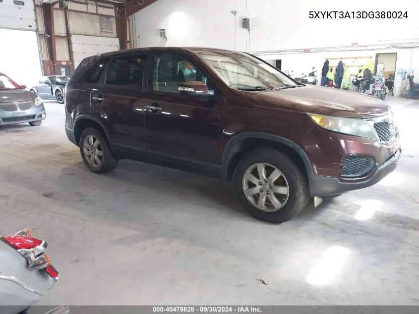 5XYKT3A13DG380024 2013 Kia Sorento Lx