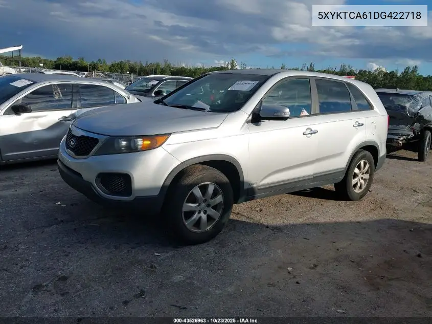 5XYKTCA61DG422718 2013 Kia Sorento Lx