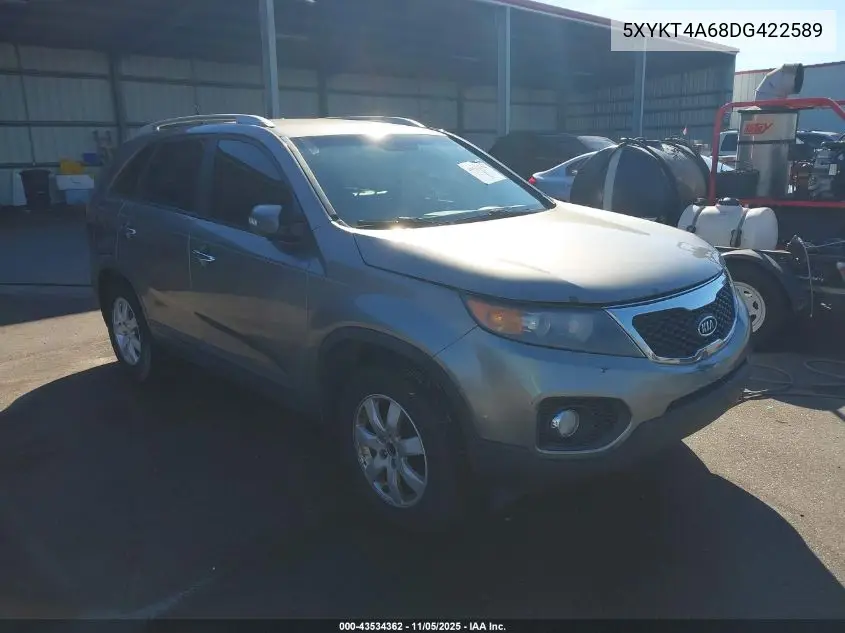 5XYKT4A68DG422589 2013 Kia Sorento Lx