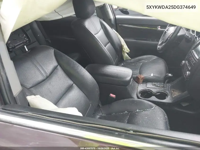 5XYKWDA25DG374649 2013 Kia Sorento Sx V6