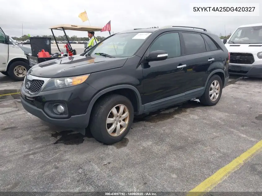 5XYKT4A25DG420327 2013 Kia Sorento Lx V6