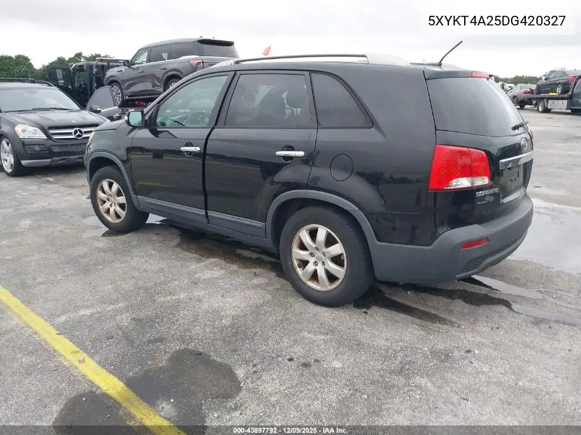 5XYKT4A25DG420327 2013 Kia Sorento Lx V6