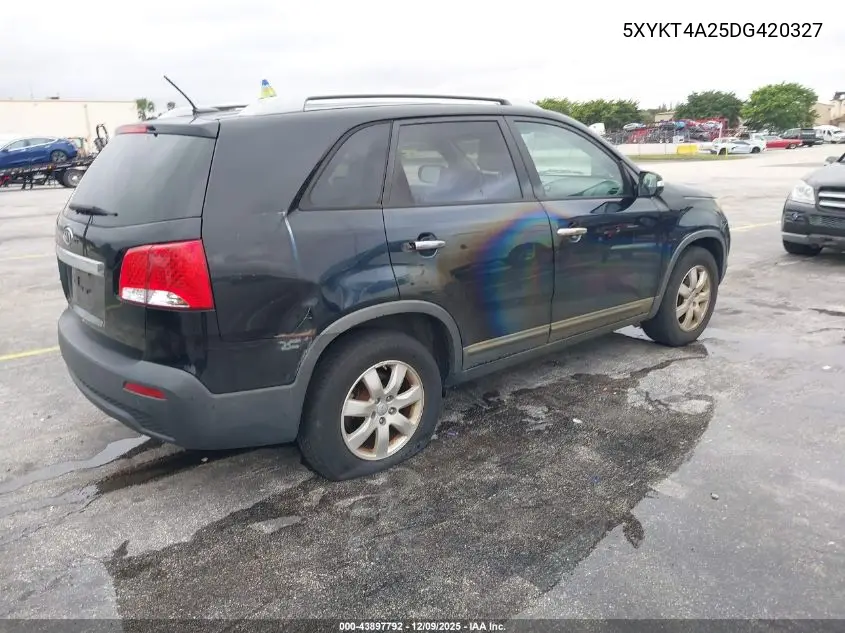 5XYKT4A25DG420327 2013 Kia Sorento Lx V6