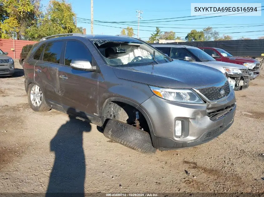 5XYKTDA69EG516594 2014 Kia Sorento Lx