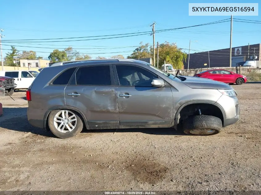 5XYKTDA69EG516594 2014 Kia Sorento Lx